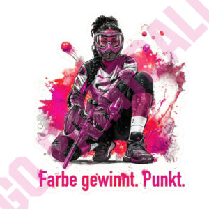 Sticker "Farbe gewinnt. Punkt"