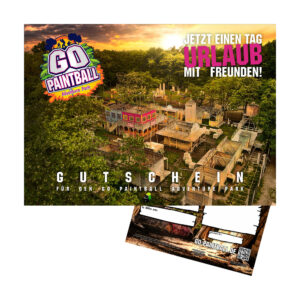 Paintball Erlebnis-Gutschein 2 – Abenteuer verschenken
